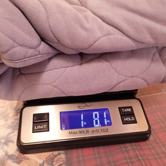 Calia By Carrie Underwood Vest XL Quilted Fur Trim Gray Pearl - Picture 9 of 9